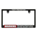  рамка для номера Rays doWARNING Security THEFT PREVENTION номерной знак рама 