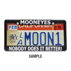  moon I z рамка для номера (MOONEYES) US размер custom рамка номерного знака US размер черный 