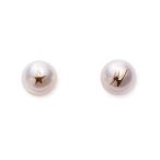 [ムーンレーベル 公式] パール ピアス イニシャル パール ピアス Ｎ　K18 レディース 18金 DES050200IN-N00000