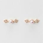 [ムーンレーベル 公式] ベビーパール ピアス Angel パール ピアス K10 レディース DES0511ANGEL000000