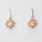 [ムーンレーベル 公式] 揺れる ベビーパール ピアス Lace パール ピアス K10 レディース DES0511LACE0000000
