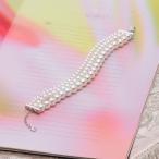 [ムーンレーベル 公式] パール ブレスレット Pure White ブレスレット レディース DES0705PURE-WH0000