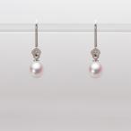 [ムーンレーベル 公式] ベビーパール アメリカンピアス レディース あこや真珠 5.0mm アコヤ 真珠 ピアス K18WG ホワイトゴールド  HA00050D11WPN885W0