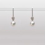 [ムーンレーベル 公式] ベビーパール アメリカンピアス レディース あこや真珠 5.0mm アコヤ 真珠 ピアス K18WG ホワイトゴールド  HA00050R12CW0885W0