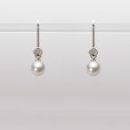 [ムーンレーベル 公式] ベビーパール アメリカンピアス レディース あこや真珠 5.0mm アコヤ 真珠 ピアス K18WG ホワイトゴールド  HA00050R13CW0885W0