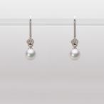 [ムーンレーベル 公式] ベビーパール アメリカンピアス レディース あこや真珠 5.0mm アコヤ 真珠 ピアス K18WG ホワイトゴールド  HA00050R13WPG885W0