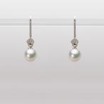 [ムーンレーベル 公式] ベビーパール アメリカンピアス レディース あこや真珠 5.5mm アコヤ 真珠 ピアス K18WG ホワイトゴールド  HA00055R12CW0885W0