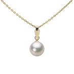 [ムーンレーベル 公式] パール ペンダント レディース 7.0mm アコヤ 真珠 ペンダント トップ K18 イエローゴールド HA00070R11CW0U5Y00-T