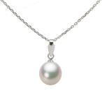 [ムーンレーベル 公式] パール ペンダント レディース 7.5mm アコヤ 真珠 ペンダント トップ K18WG ホワイトゴールド HA00075D11CW0U188W-T