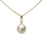 [ムーンレーベル 公式] パール ペンダント レディース 7.5mm アコヤ 真珠 ペンダント トップ K18 イエローゴールド HA00075R13CG0U5Y00-T