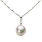 [ムーンレーベル 公式] パール ペンダント レディース 8.0mm アコヤ 真珠 ペンダント トップ K18WG ホワイトゴールド HA00080D11CW0U188W-T