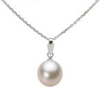 [ムーンレーベル 公式] パール ペンダント レディース 8.5mm アコヤ 真珠 ペンダント トップ K18WG ホワイトゴールド HA00085D13CW0U188W-T