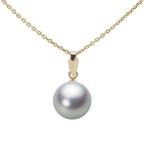 [ムーンレーベル 公式] パール 指輪 レディース 9.0mm アコヤ 真珠 ペンダント トップ K18 イエローゴールド  HA00090R11SG0U5Y00-T