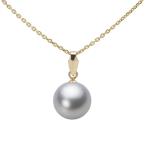 [ムーンレーベル 公式] パール 指輪 レディース 9.0mm アコヤ 真珠 ペンダント トップ K18 イエローゴールド  HA00090R12SG0U5Y00-T