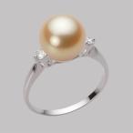 [ムーンレーベル 公式] 南洋真珠 指輪 9mm 白蝶 真珠 リング PT900 プラチナ レディース NW00009R11LG0D02P9