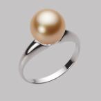 [ムーンレーベル 公式] 南洋真珠 指輪 9mm 白蝶 真珠 リング K18WG ホワイトゴールド レディース NW00009R13NG0R02W9