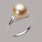 [ムーンレーベル 公式] 南洋真珠 指輪 10mm 白蝶 真珠 リング K18WG ホワイトゴールド レディース NW00010R11LG0D03W0