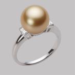 [ムーンレーベル 公式] 南洋真珠 指輪 10mm 白蝶 真珠 リング PT900 プラチナ レディース NW00010R12NG0D03P0