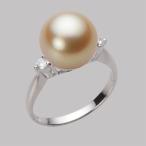 [ムーンレーベル 公式] 南洋真珠 指輪 10mm 白蝶 真珠 リング K18WG ホワイトゴールド レディース NW00010R13NG0D02W0