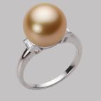 [ムーンレーベル 公式] 南洋真珠 指輪 11mm 白蝶 真珠 リング K18WG ホワイトゴールド レディース NW00011R11NG0D03W1
