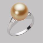 [ムーンレーベル 公式] 南洋真珠 指輪 11mm 白蝶 真珠 リング PT900 プラチナ レディース NW00011R21LG0D01P1