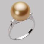 [ムーンレーベル 公式] 南洋真珠 指輪 12mm 白蝶 真珠 リング PT900 プラチナ レディース NW00012R11NG0D02P2