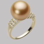 [ムーンレーベル 公式] 南洋真珠 指輪 12mm 白蝶 真珠 リング K18 イエローゴールド レディース NW00012R11NG0D04Y2