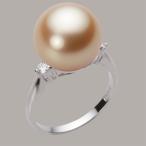 [ムーンレーベル 公式] 南洋真珠 指輪 12mm 白蝶 真珠 リング K18WG ホワイトゴールド レディース NW00012R12LG0D02W2