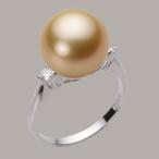 [ムーンレーベル 公式] 南洋真珠 指輪 12mm 白蝶 真珠 リング K18WG ホワイトゴールド レディース NW00012R12NG0D02W2