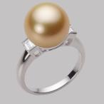[ムーンレーベル 公式] 南洋真珠 指輪 12mm 白蝶 真珠 リング PT900 プラチナ レディース NW00012R12NG0D03P2