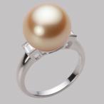 [ムーンレーベル 公式] 南洋真珠 指輪 12mm 白蝶 真珠 リング K18WG ホワイトゴールド レディース NW00012R22LG0D03W2