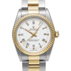 A番 箱・保証書付き ROLEX オイスターパーペチュアル  ボーイズ Ref.77513 中古品 ホワイト ユニセックス 腕時計