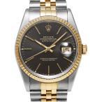 S番 箱・保証書付き ROLEX デイトジャスト Ref.16233 ブラック 中古品 メンズ 腕時計