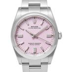 箱・2023年保証書付き ROLEX オイスターパーペチュアル 36 キャンディピンク Ref.126000 中古品 メンズ 腕時計