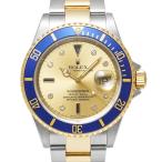 Z番 箱・保証書付き ROLEX サブマリーナー デイト Ref.16613SG シャンパンゴールド 中古品 メンズ 腕時計