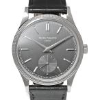 箱・国内正規保証書付き PATEK PHILIPPE カラトラバ Ref.6119G-001 中古品 グレー メンズ 腕時計
