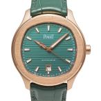 PIAGET ポロ デイト Ref.G0A47010 グリーン 中古品 メンズ 腕時計
