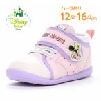 ディズニー ミニーマウス 子供靴 ベビー シューズ ファーストシューズ 出産祝い かわいい 運動靴 靴 Disney DN B1343 パープル [在12.5cmセール] セ新8月24日