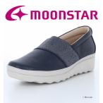 ムーンスター [セール] レディース コンフォートシューズ Tatto TA 03 ネイビー moonstar 抗菌防臭