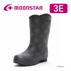 ムーンスターレインブーツ軽量幅広長...
