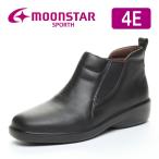  moon Star spo rus спортивные туфли сделано в Японии натуральная кожа водоотталкивающий широкий женский комфорт ботинки обувь . высота кожа обувь чёрный обычно надеть обувь moonstar SPORTH SP7560 черный 