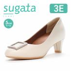 ムーンスター パンプス スガタ 幅広 3E レディース 痛くない 歩きやすい 疲れない 白 靴 オフィス moonstar MS SGT514 オフホワイト [セール] セ再10月24日