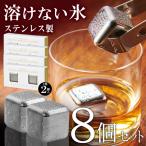 アイスキューブ 8個 ステンレス 氷 溶