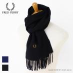 ショッピングスカーフ フレッドペリー FRED PERRY ラムウールスカーフ マフラー C4126 メンズ レディース スコットランド製 2025秋冬