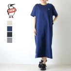 チャムス CHUMS ブービーロゴワンピース/Booby Logo One-Piece CH18-1383 Tシャツ ロゴ ワイド スリット レディース 2026春夏