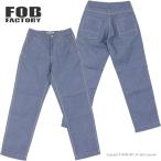 FOB Factory FOB FACTORY Hickory рабочие брюки F0548 мужской сделано в Японии полоса 2026 весна лето 