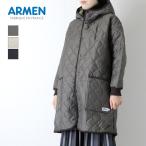 アーメン ARMEN ヒートキルトオーバーサイズミドル丈フードコート NAM2562PP キルティング アウター 中綿 ロング レディース 2025秋冬