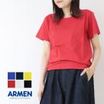アーメン ARMEN コットンジャージークルーネックショートスリーブTシャツ NFA1401 シンプル 無地 半袖 レディース /返品・交換不可/SALE セール