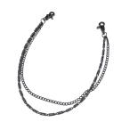 [ новый товар 50%OFF] Comme Ca Ism цепочка для бумажника -слойный толщина металлик серебряный style общая длина 63cm COMME CA ISM мужской режим 