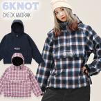 2026 6KNOT Schic s узел CHECK ANORAK проверка ano подставка жакет сноуборд лыжи одежда 
